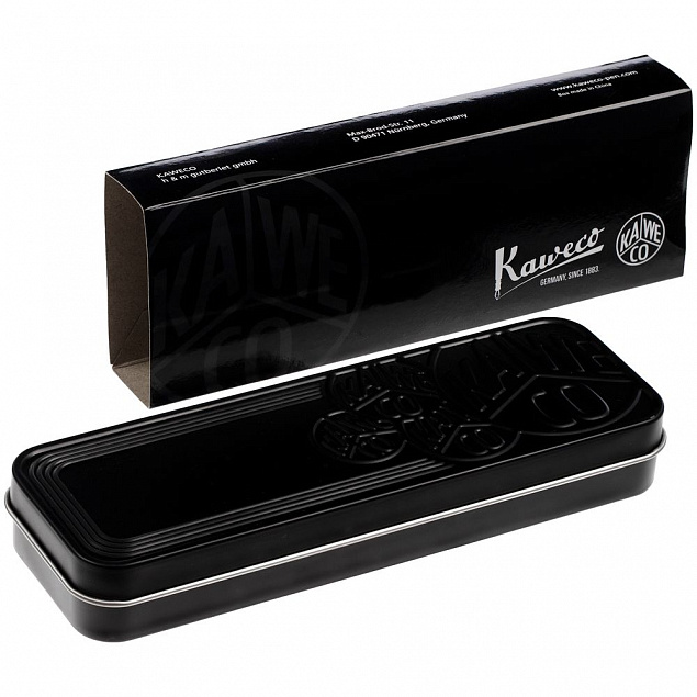 Футляр для ручек Kaweco, черный с логотипом в Астрахани заказать по выгодной цене в кибермаркете AvroraStore