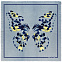 Платок Madeleine, голубой с логотипом в Астрахани заказать по выгодной цене в кибермаркете AvroraStore