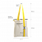 Шоппер Superbag с ремувкой 4sb (неокрашенный с желтым) с логотипом в Астрахани заказать по выгодной цене в кибермаркете AvroraStore