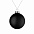 Елочный шар Finery Matt, 8 см, матовый черный с логотипом в Астрахани заказать по выгодной цене в кибермаркете AvroraStore