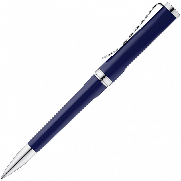 Ручка шариковая Phase, синяя с логотипом в Астрахани заказать по выгодной цене в кибермаркете AvroraStore