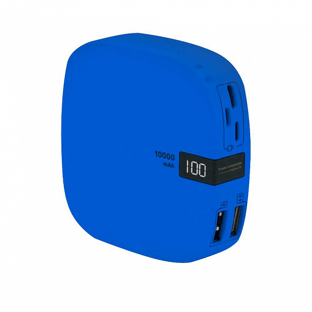 Внешний аккумулятор Revil 10000 mAh - Синий HH с логотипом в Астрахани заказать по выгодной цене в кибермаркете AvroraStore