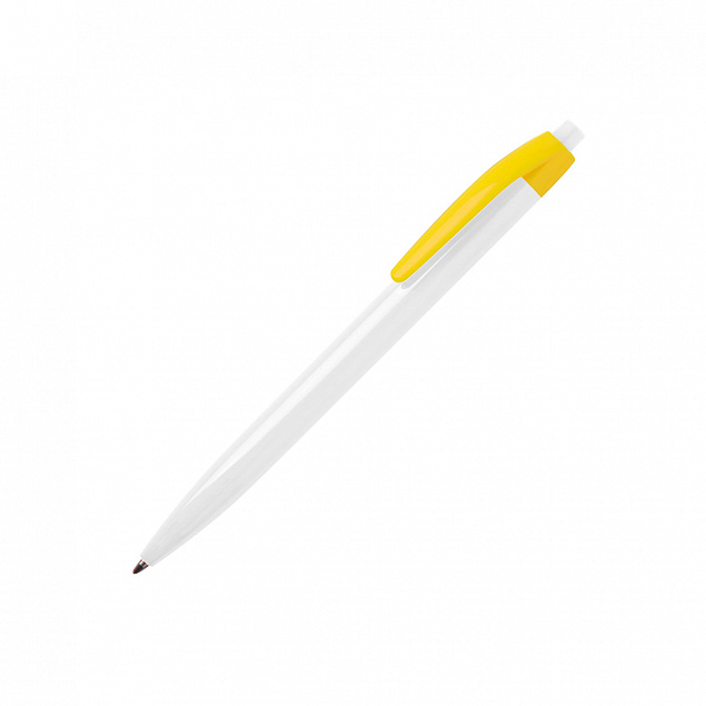 Ручка шариковая Pim - Желтый KK с логотипом в Астрахани заказать по выгодной цене в кибермаркете AvroraStore
