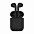 Наушники беспроводные с зарядным боксом TWS AIR SOFT, цвет черный  с логотипом в Астрахани заказать по выгодной цене в кибермаркете AvroraStore