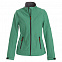 Куртка софтшелл женская TRIAL LADY, зеленая с логотипом в Астрахани заказать по выгодной цене в кибермаркете AvroraStore