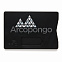 Держатель для карт RFID, черный с логотипом в Астрахани заказать по выгодной цене в кибермаркете AvroraStore