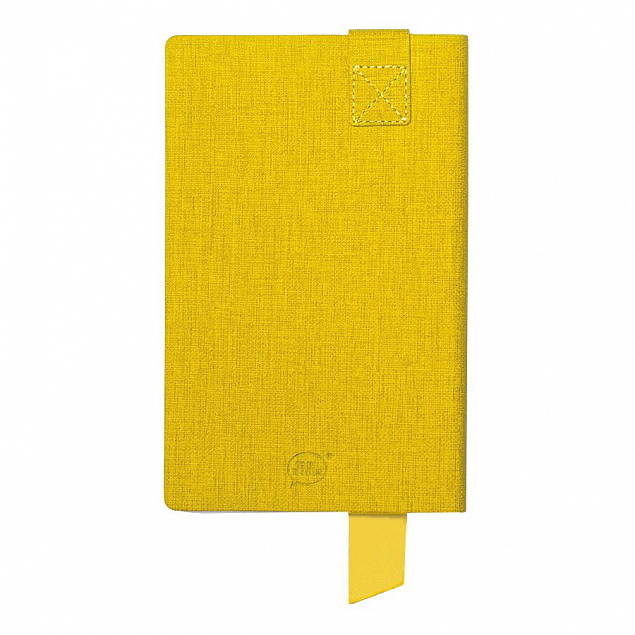 Бизнес-блокнот А5  "Provence", желтый , мягкая обложка, в клетку с логотипом в Астрахани заказать по выгодной цене в кибермаркете AvroraStore