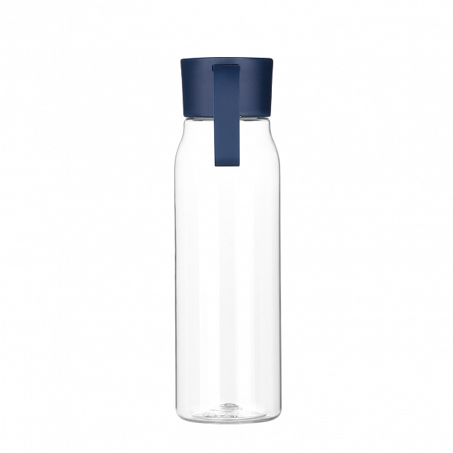 Спортивная бутылка для воды, Step, 550 ml, синяя (ПОД КРУГОВОЙ УФ) с логотипом в Астрахани заказать по выгодной цене в кибермаркете AvroraStore
