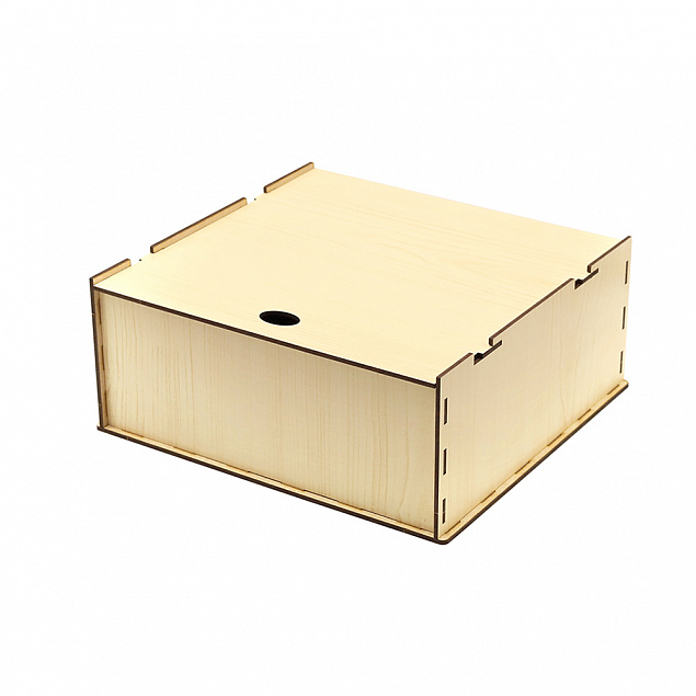 Подарочная коробка ламинированная из HDF 24,5*25,5*10,5 см с логотипом в Астрахани заказать по выгодной цене в кибермаркете AvroraStore
