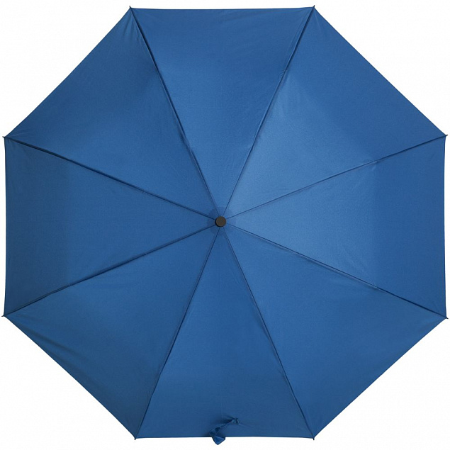 Складной зонт Magic с проявляющимся рисунком, синий с логотипом в Астрахани заказать по выгодной цене в кибермаркете AvroraStore