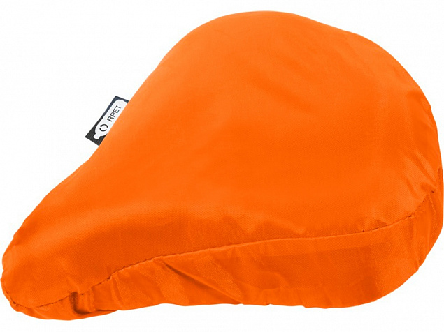 Водонепроницаемый чехол для велосипедного седла из переработанного ПЭТ Jesse, оранжевый с логотипом в Астрахани заказать по выгодной цене в кибермаркете AvroraStore