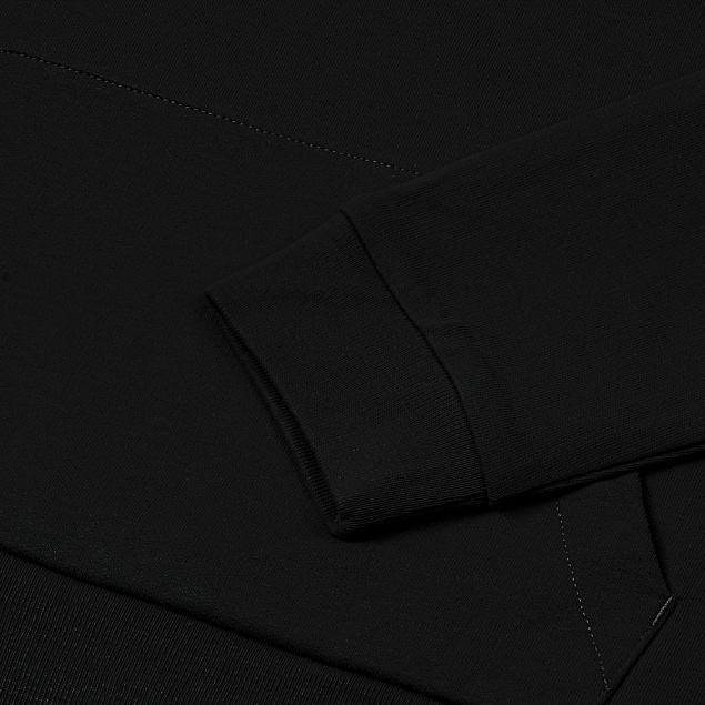 Толстовка на молнии с капюшоном Unit Siverga, черная с логотипом в Астрахани заказать по выгодной цене в кибермаркете AvroraStore