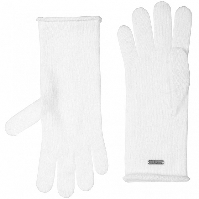 Перчатки Alpine, удлиненные, белые с логотипом в Астрахани заказать по выгодной цене в кибермаркете AvroraStore