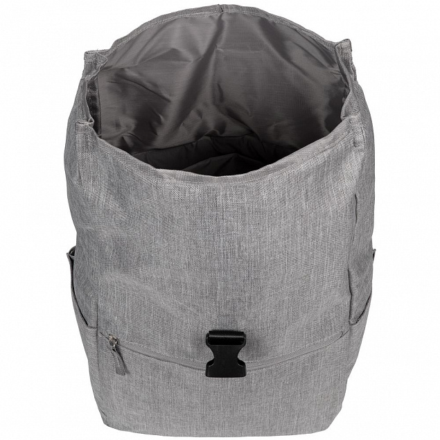 Рюкзак Packmate Roll, серый с логотипом в Астрахани заказать по выгодной цене в кибермаркете AvroraStore