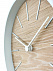 Часы настенные Kudo, беленый дуб с логотипом в Астрахани заказать по выгодной цене в кибермаркете AvroraStore