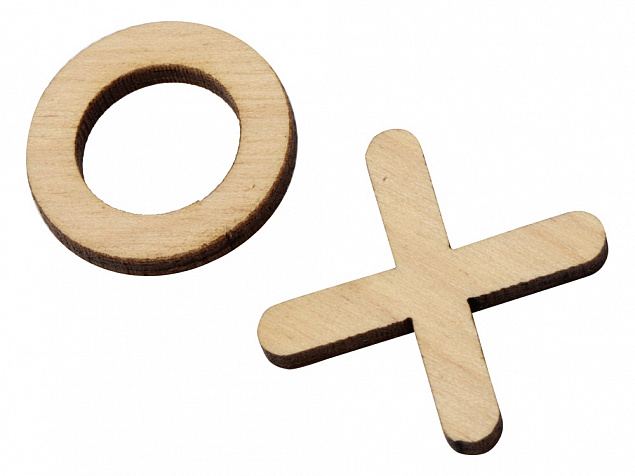 Деревянная игра Крестики нолики (сувениры повседневные) с логотипом в Астрахани заказать по выгодной цене в кибермаркете AvroraStore