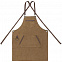 Фартук Craft, коричневый с логотипом в Астрахани заказать по выгодной цене в кибермаркете AvroraStore