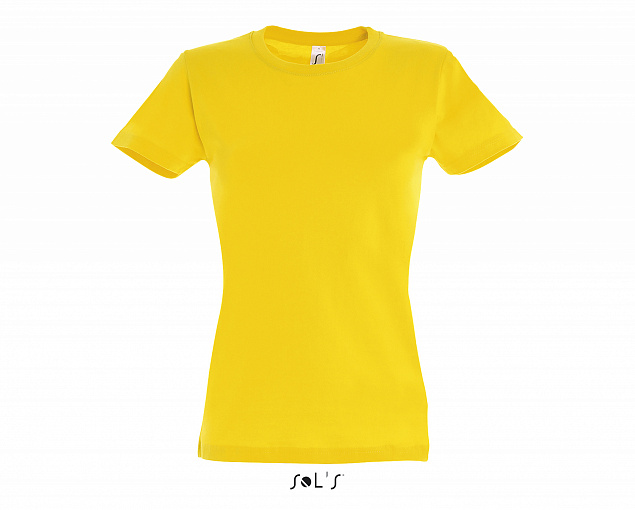 Фуфайка (футболка) IMPERIAL женская,Жёлтый 3XL с логотипом в Астрахани заказать по выгодной цене в кибермаркете AvroraStore