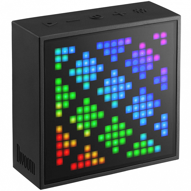 Беспроводная колонка с пиксельным дисплеем Timebox-Evo с логотипом в Астрахани заказать по выгодной цене в кибермаркете AvroraStore