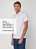 Рубашка поло мужская Virma Stretch, белая с логотипом в Астрахани заказать по выгодной цене в кибермаркете AvroraStore