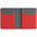 Картхолдер с отделением для купюр Dual, красный с логотипом в Астрахани заказать по выгодной цене в кибермаркете AvroraStore