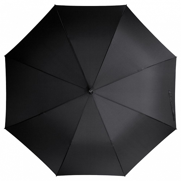 Зонт-трость Classic, черный с логотипом в Астрахани заказать по выгодной цене в кибермаркете AvroraStore