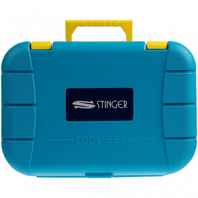Набор инструментов Stinger 15, синий с логотипом в Астрахани заказать по выгодной цене в кибермаркете AvroraStore