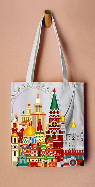 Холщовая сумка Colorit с печатью на заказ с логотипом в Астрахани заказать по выгодной цене в кибермаркете AvroraStore