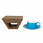 Коробка для чайных пар 27600, 27800, размер 17,2х10,94х8,2 см,  микрогофрокартон, коричневый с логотипом в Астрахани заказать по выгодной цене в кибермаркете AvroraStore