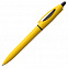 Ручка шариковая S! (Си), желтая с логотипом в Астрахани заказать по выгодной цене в кибермаркете AvroraStore