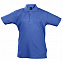 Рубашка поло детская Summer II Kids 170, ярко-синяя с логотипом в Астрахани заказать по выгодной цене в кибермаркете AvroraStore