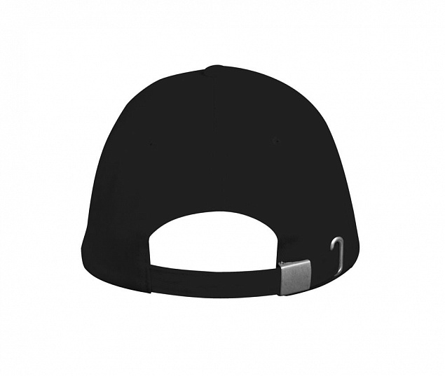 Бейсболка LONG BEACH, черная с логотипом в Астрахани заказать по выгодной цене в кибермаркете AvroraStore