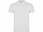 Рубашка поло Star мужская, белый с логотипом в Астрахани заказать по выгодной цене в кибермаркете AvroraStore