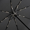Зонт складной Steel, черный с логотипом в Астрахани заказать по выгодной цене в кибермаркете AvroraStore