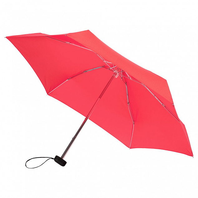 Зонт складной Five, светло-красный с логотипом в Астрахани заказать по выгодной цене в кибермаркете AvroraStore