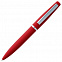Ручка шариковая Bolt Soft Touch, красная с логотипом в Астрахани заказать по выгодной цене в кибермаркете AvroraStore