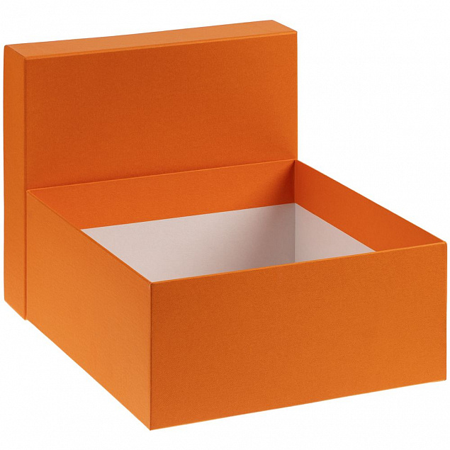 Коробка Satin, большая, оранжевая с логотипом в Астрахани заказать по выгодной цене в кибермаркете AvroraStore