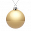 Елочный шар Finery Gloss, 10 см, глянцевый золотистый с логотипом в Астрахани заказать по выгодной цене в кибермаркете AvroraStore