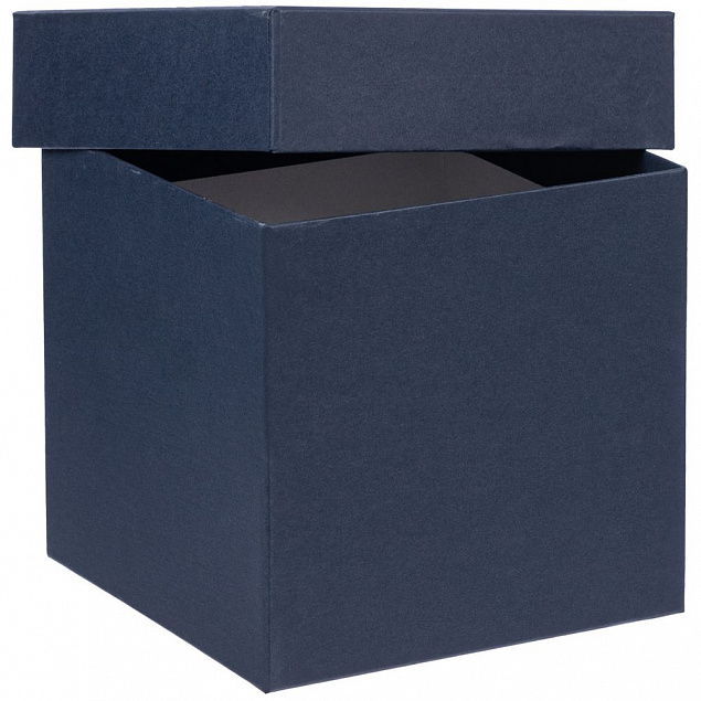 Коробка Cube S, синяя с логотипом в Астрахани заказать по выгодной цене в кибермаркете AvroraStore