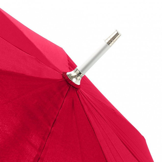 Зонт-трость Alu Golf AC, красный с логотипом в Астрахани заказать по выгодной цене в кибермаркете AvroraStore