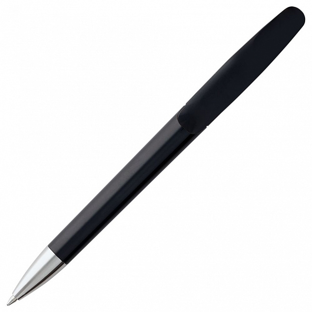 Ручка шариковая Prodir DS3.1 TPC, черная с логотипом в Астрахани заказать по выгодной цене в кибермаркете AvroraStore