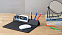 Настольная складная подставка "Cool Desk" с беспроводным (10W) зарядным устройством и ковриком для мыши с логотипом в Астрахани заказать по выгодной цене в кибермаркете AvroraStore