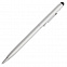 Шариковая ручка Touch Tip, серебристая с логотипом в Астрахани заказать по выгодной цене в кибермаркете AvroraStore