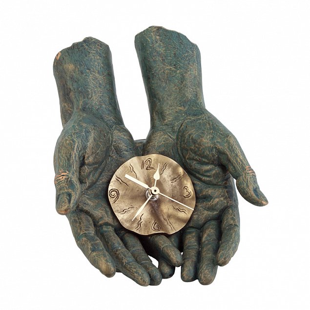 Скульптура "Время в твоих руках" с логотипом в Астрахани заказать по выгодной цене в кибермаркете AvroraStore