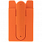 Чехол для карты на телефон Carver, оранжевый с логотипом в Астрахани заказать по выгодной цене в кибермаркете AvroraStore
