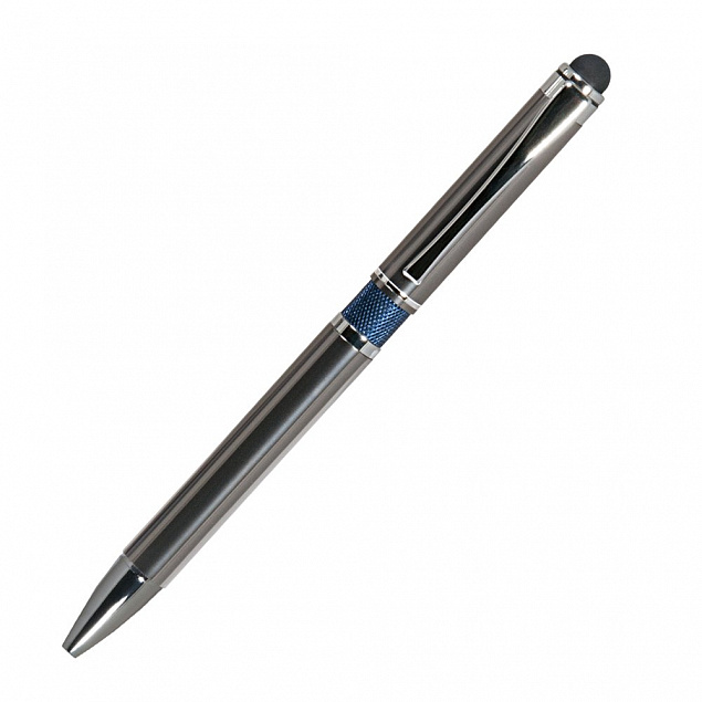 Шариковая ручка iP, синяя с логотипом в Астрахани заказать по выгодной цене в кибермаркете AvroraStore