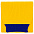 Шарф Snappy, бирюзовый с синим с логотипом в Астрахани заказать по выгодной цене в кибермаркете AvroraStore