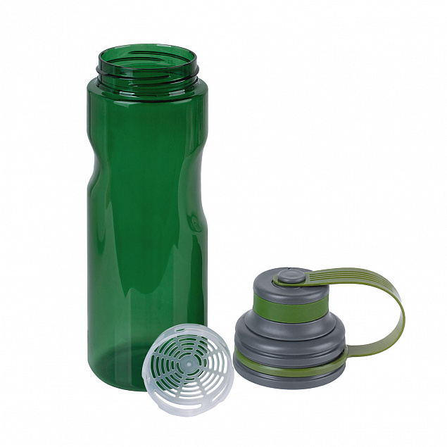 Спортивная бутылка для воды, Cort, 670 ml, зеленая с логотипом в Астрахани заказать по выгодной цене в кибермаркете AvroraStore