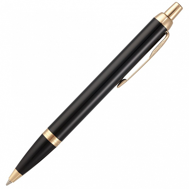 Ручка шариковая Parker IM Core K321 Black GT M с логотипом в Астрахани заказать по выгодной цене в кибермаркете AvroraStore