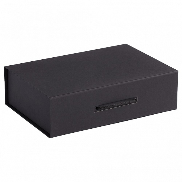 Коробка Case, подарочная, черная с логотипом в Астрахани заказать по выгодной цене в кибермаркете AvroraStore